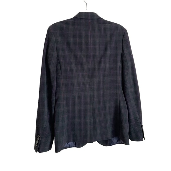 ASOS DESIGN Skinny Suit Jacket 38 Reg Blackwatch Plaid - Picture 2 of 13